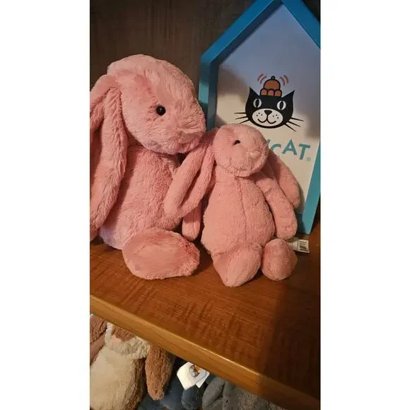 Jellycat bunny tulip Med And Small Bundle